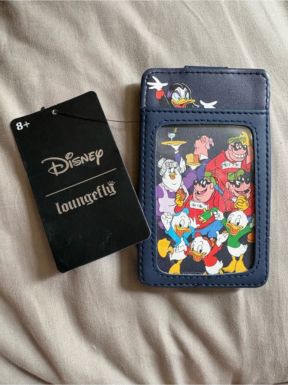 🔥Loungefly Navy DuckTales Card Holder Wallet
